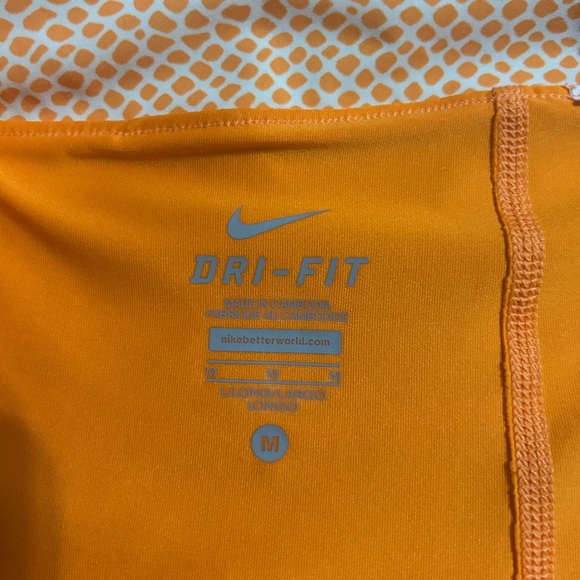 Nike Dri-FIT Club Long Tennis Skort Arctic Orange Animal Print Sz M - Picture 5 of 5